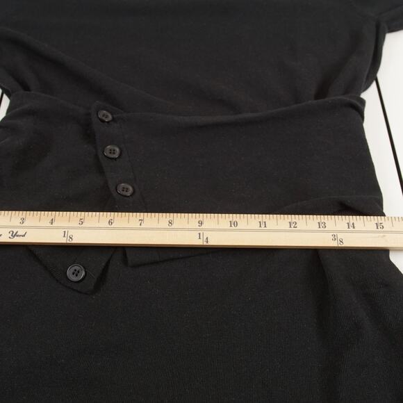 Zara Black Sash Waist Midi Linen Blend Knit Midi Dress Womens Sz M - Picture 7 of 11